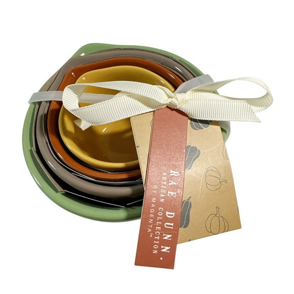 NEW Rae Dunn FALL THEMED Measuring Cup Set/4 - Picture 2 of 5